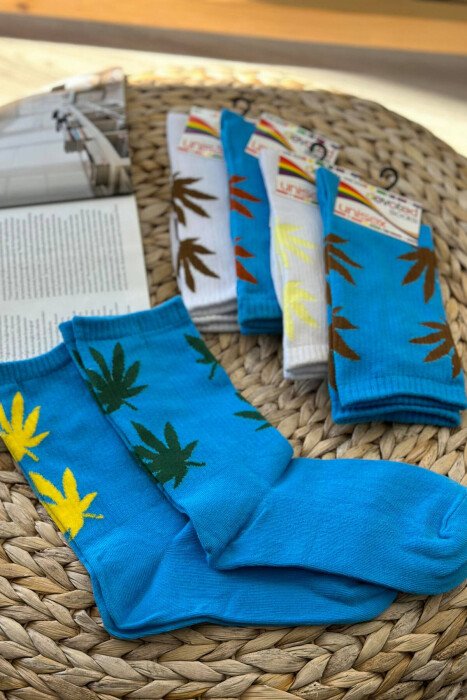 PAKETË ME GJASHTË PALË ÇORAPE UNISEX NË NGJYRA TË NDRYSHME - 4