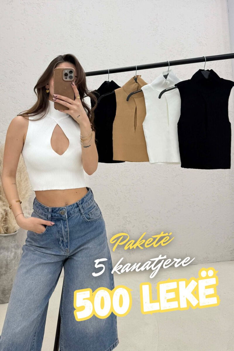 PAKETE 5 KANATJERE NJE NGJYRESHE ME JAKE TE LARTE PER FEMRA - 1
