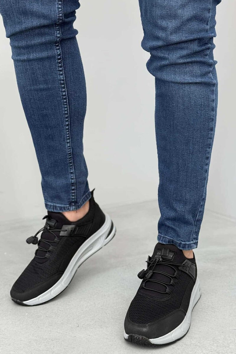 PALTFORM LACING MEN SNEAKERS BLACK/ E ZEZE - 1