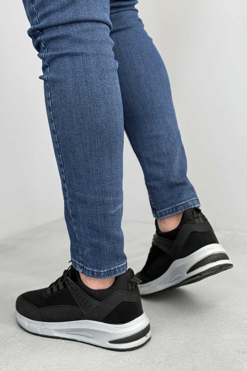 PALTFORM LACING MEN SNEAKERS BLACK/ E ZEZE - 3