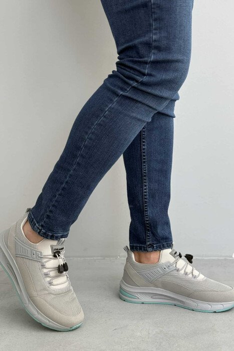 PALTFORM LACING MEN SNEAKERS LIGHT GREY/GZ - 2