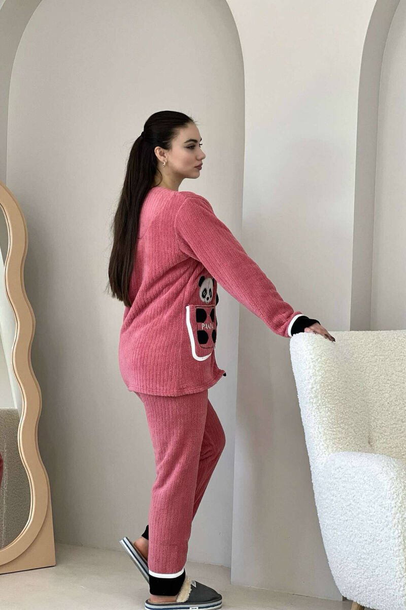 PANDA LOGO WOMEN PYJAMAS POWDER/PUDER - 5