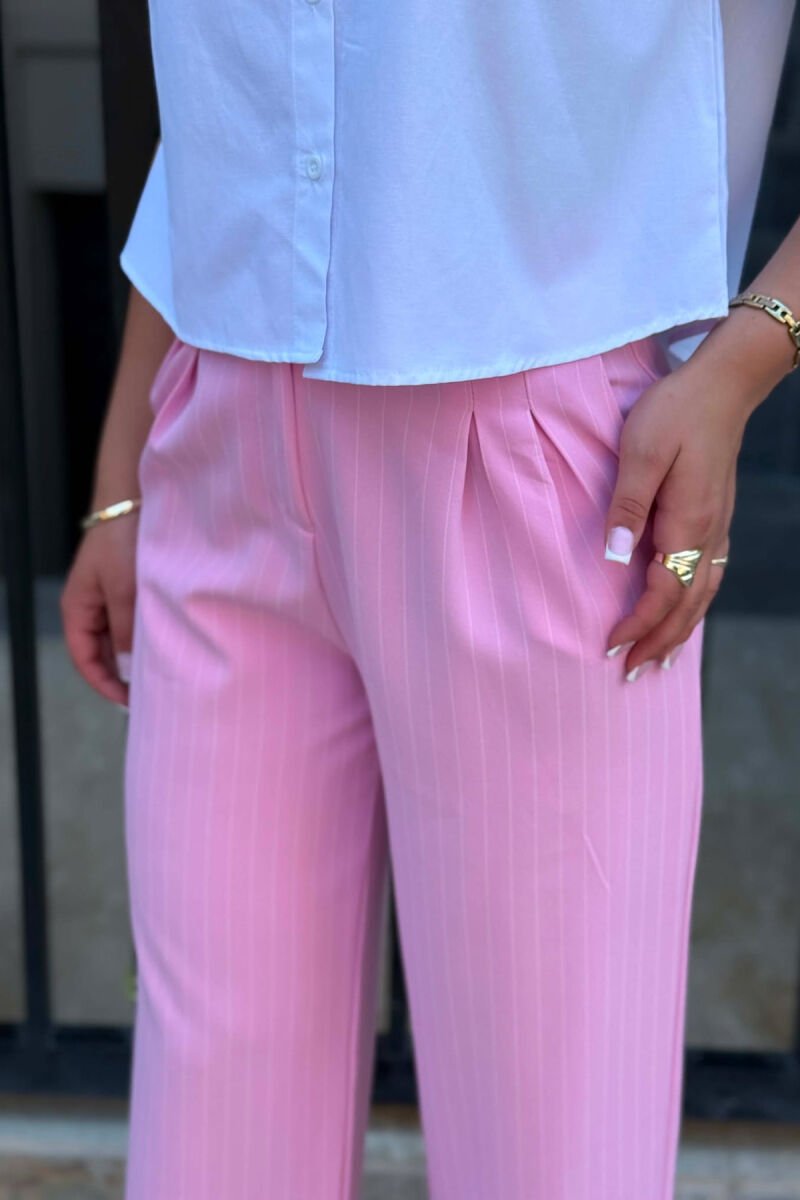  PANTALLONA ME VIJA PER FEMRA NE NGJYRE ROZE - 5