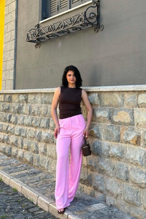 PANTALLONA NJE NGJYRESHE PER FEMRA NË NGJYRE ROZE - 7