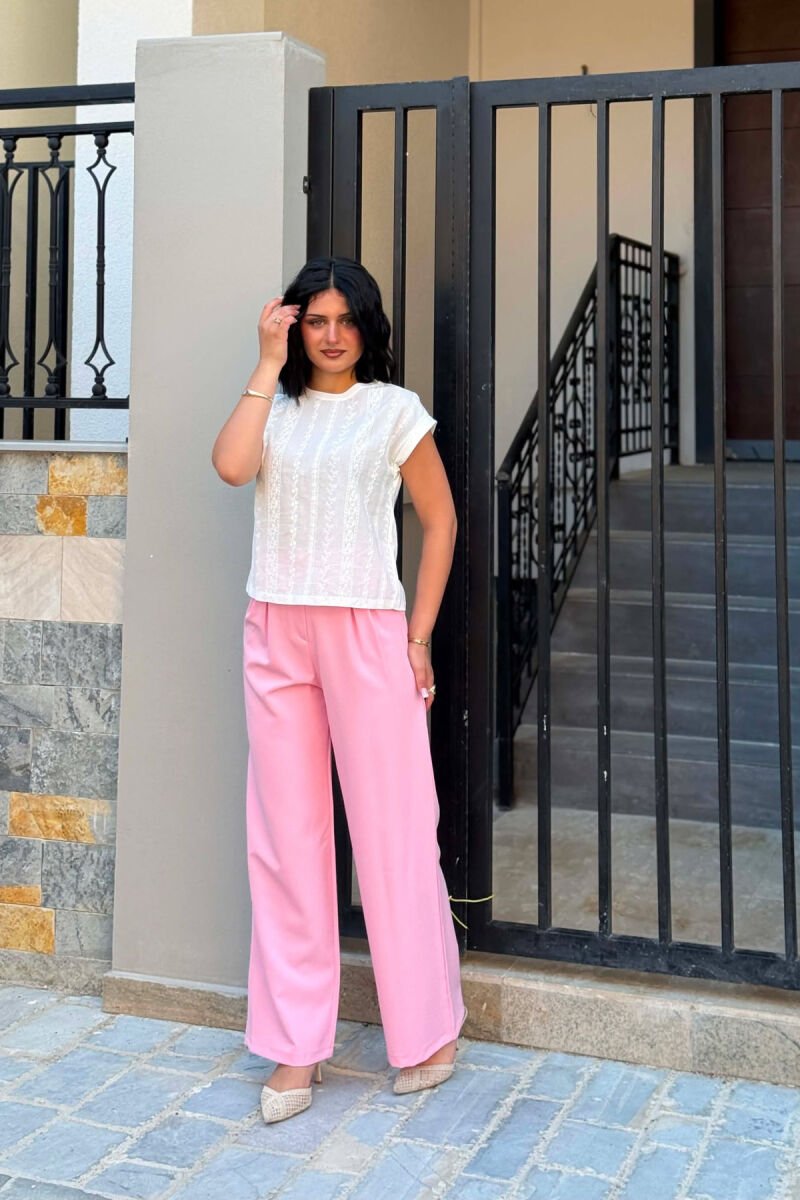 PANTALLONA TE THJESHTA PER FEMRA NE NGJYRE ROZE - 2