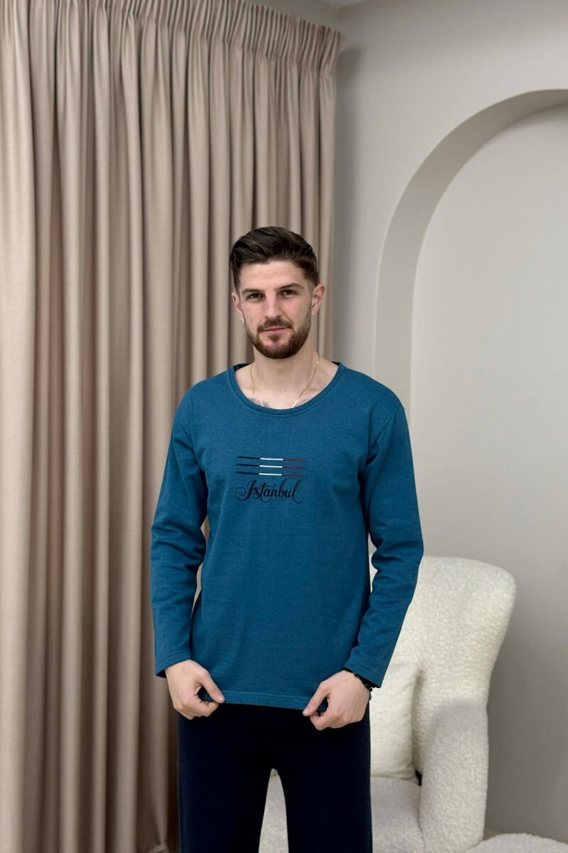 PIZHAME BLUZE ME LOGO ISTAMBUL+TUTA PER MESHKUJ NE NGJYRE GUR KALI - 2