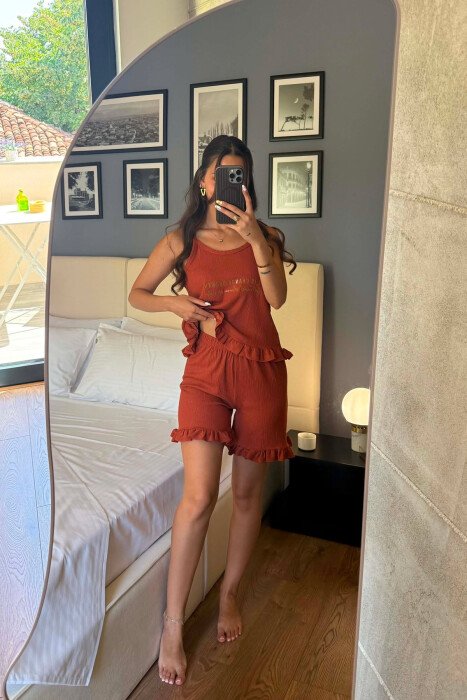 PIZHAME KANATJERE + TUTA TE SHKURTRA PER FEMRA NE NGJYRE TULLE - 4