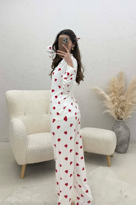 PIZHAME ME DIZJAN ME ZEMRA KEMISHE + TUTA PER FEMRA NE NGJYRE TE BARDHE - 3