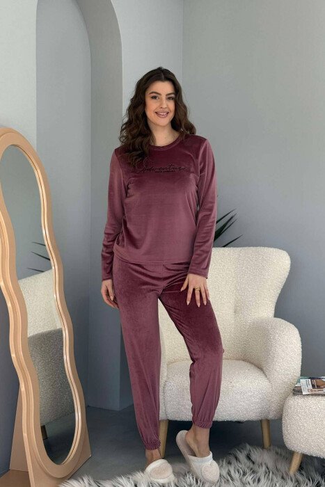PIZHAME ME SHKRIME PËR FEMRA NË NGJYRËN UTHULL - KLAUDIO FASHION