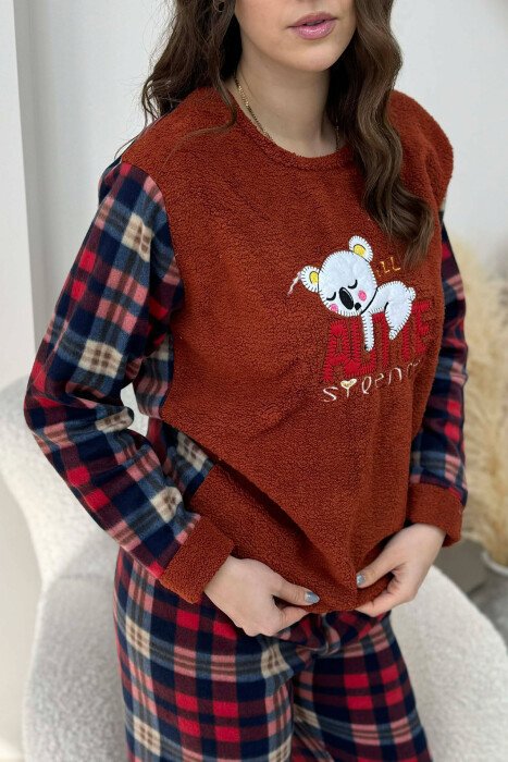 PIZHAME POLARE BLUZE ME IMAZH NE PJESEN PARA + TUTA PER FEMRA NE NGJYRE TULLE - 2