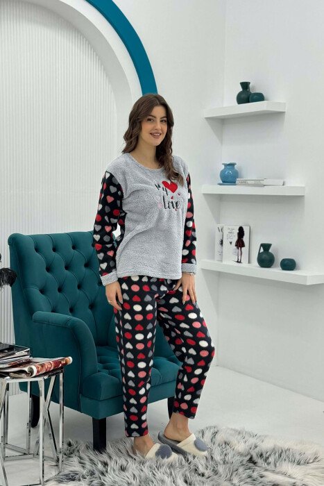 PIZHAME POLAE PER FEMRA NE NGJYRE GRI - KLAUDIO FASHION