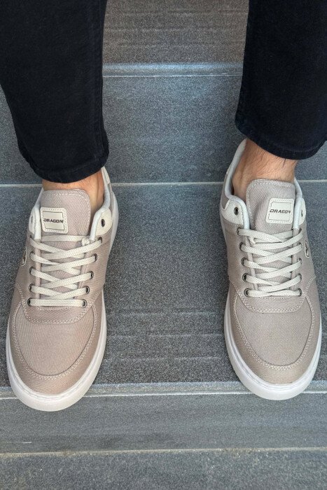 PLATFORM LEACING MEN SNEAKERS BEIGE/BEZHE - 2