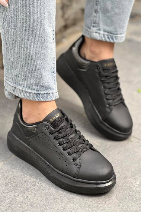 PLATFORM WOMAN SNEAKERS BLACK/ E ZEZE - KLAUDIO FASHION