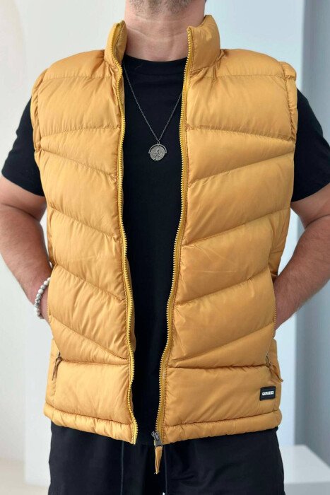 JELEK NJË NGJYRËSH PËR MESHKUJ NË NGJYRËN MUSTRADË - KLAUDIO FASHION