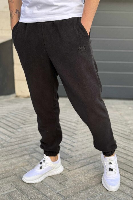 POLAR ONE COLOR MEN JOGGERS BLACK/ E ZEZE - 1