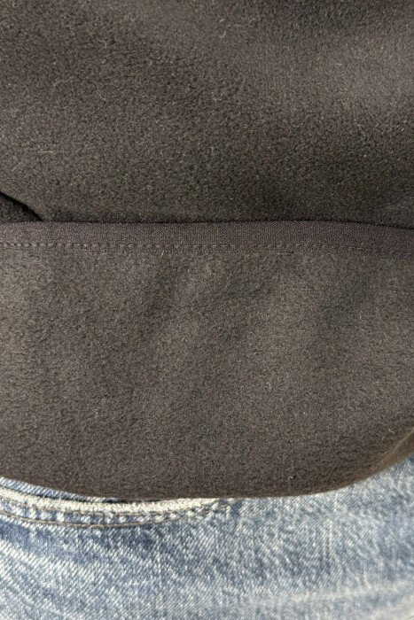 POLAR ONE COLOR ZIPPER NECK MEN SWEATSHIRT BLACK/ E ZEZE - 5
