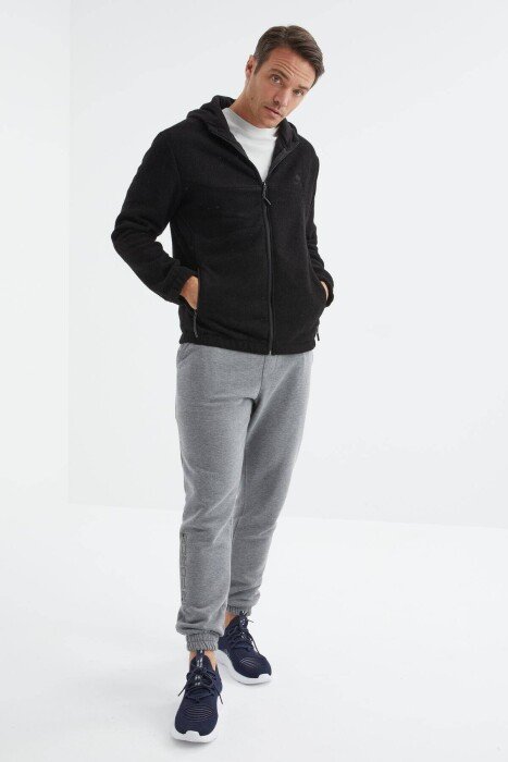POLAR ZIPPER ONE COLOR WOMAN JACKET BLACK/ E ZEZE - 10