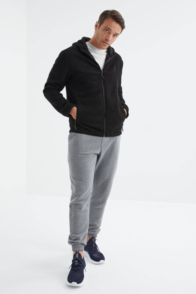 POLAR ZIPPER ONE COLOR WOMAN JACKET BLACK/ E ZEZE - 10