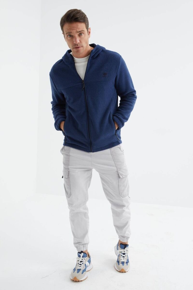 POLAR ZIPPER ONE COLOR WOMAN JACKET BLUE/BLU - 8