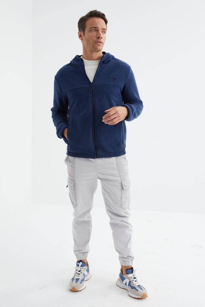 POLAR ZIPPER ONE COLOR WOMAN JACKET BLUE/BLU - 9