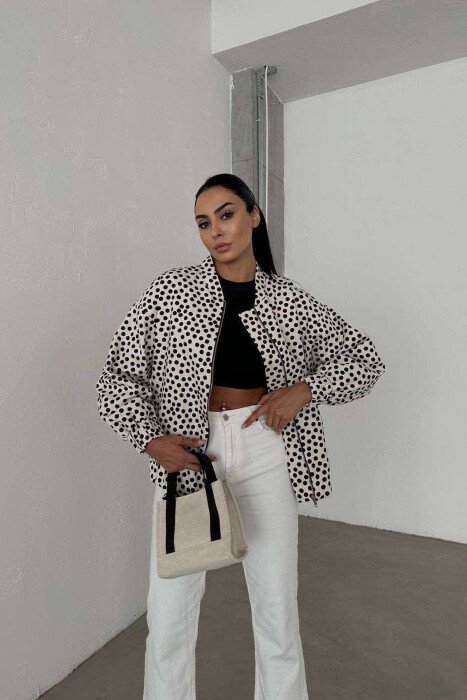 XHAKETË PËR FEMRA NË NGJYRËN KREM - KLAUDIO FASHION