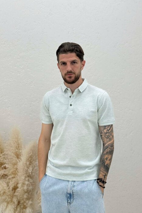 T-SHIRT ME JAKE POLO PER MESHKUJ NE NGJYRE MENTE 