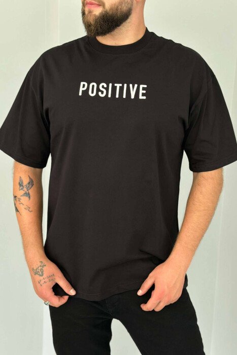 T-SHIRT NJË NGJYRËSHE PËR MESHKUJ NË NGJYRË TË ZEZË - KLAUDIO FASHION