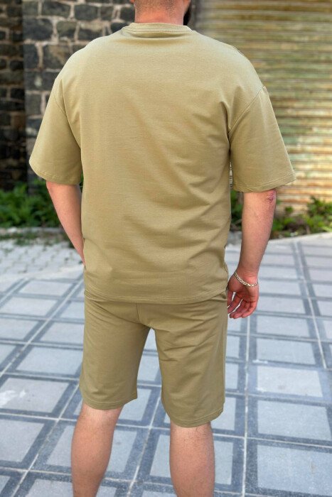 ROUND NECK SIMPLE COTTON MEN SET MINT/MENTE - 2