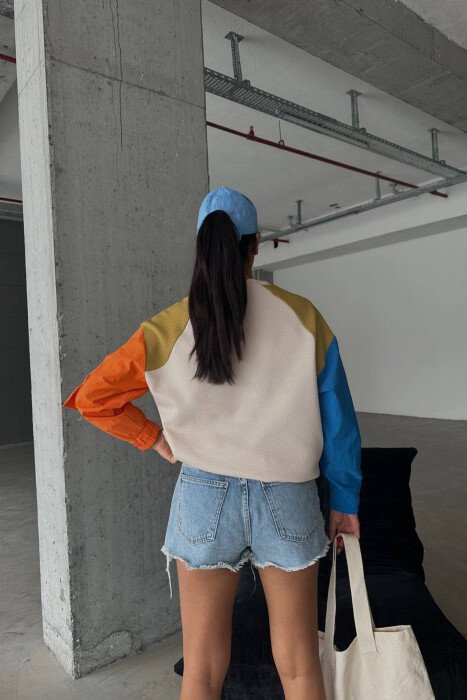 ROUND NECK SIMPLE WOMEN SWEATSHIRT MULTIPLE/SHNGJ - 3