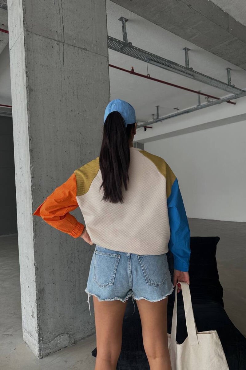 ROUND NECK SIMPLE WOMEN SWEATSHIRT MULTIPLE/SHNGJ - 3