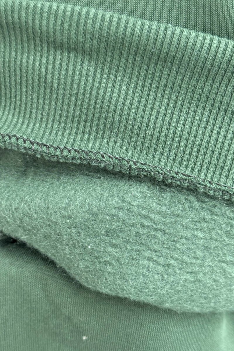ROUND NECK SWEATSHIRT+JOGGERS FLUFFY MEN SET GREEN FOREST/JESHILE PYLLI - 3