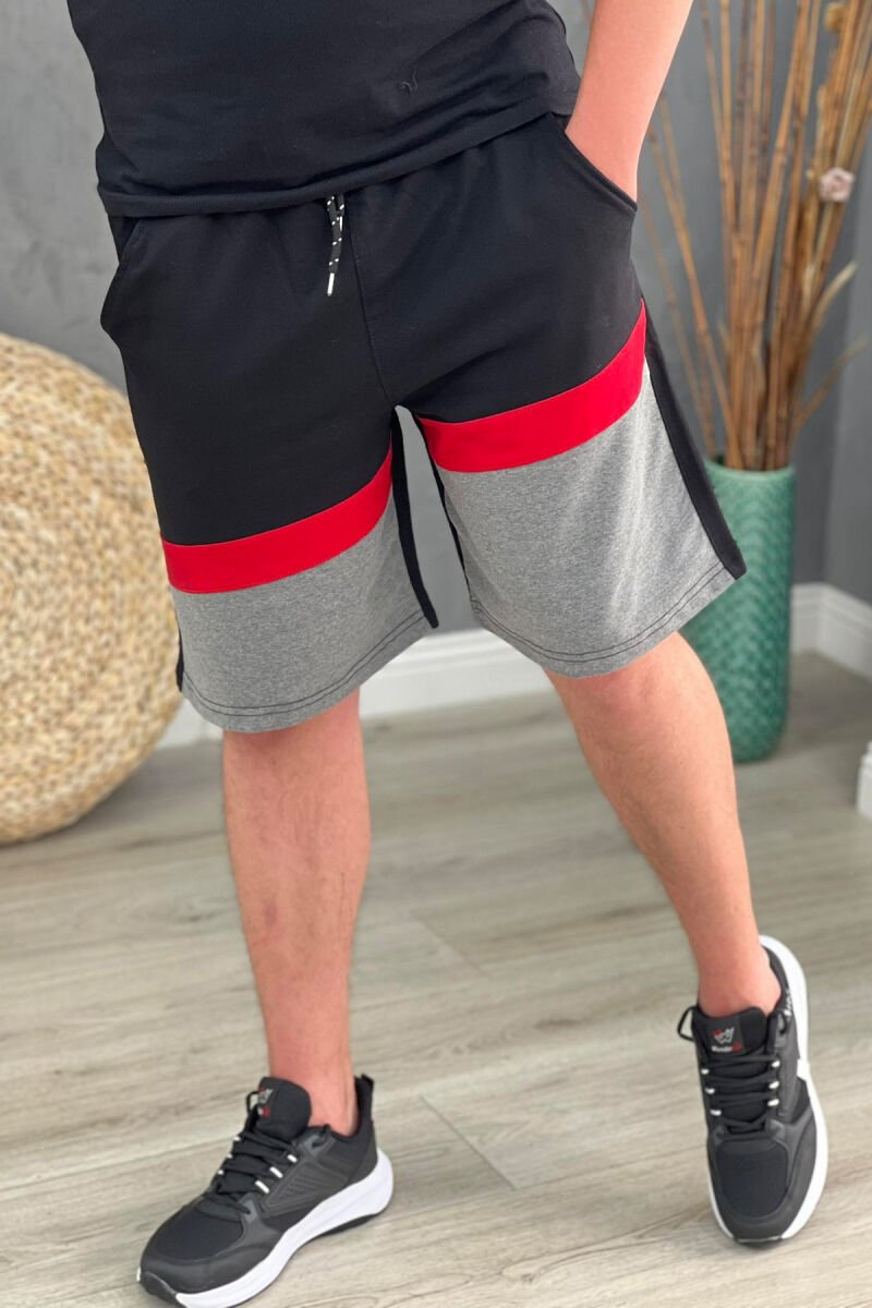 ROYAL SIMPLE MEN SHORTS BLACK/ E ZEZE - 1