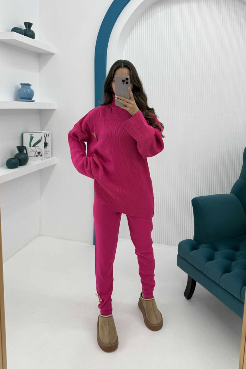 SET AKRELIK PËR FEMRA NË NGJYRËN CIKLAMI - 2