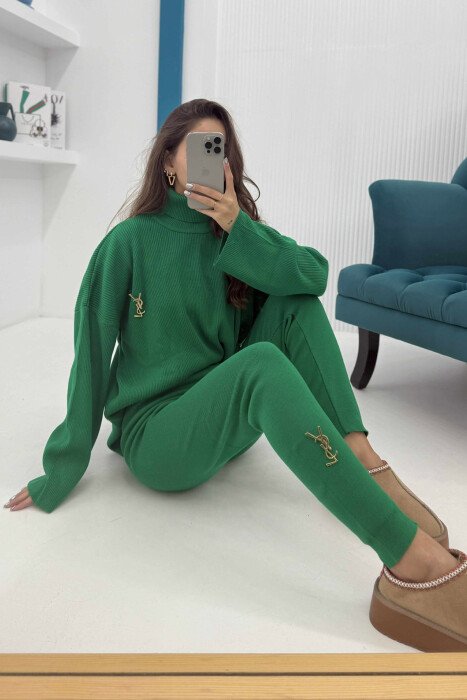 SET AKRELIK PËR FEMRA NË NGJYRËN JESHILE - 4