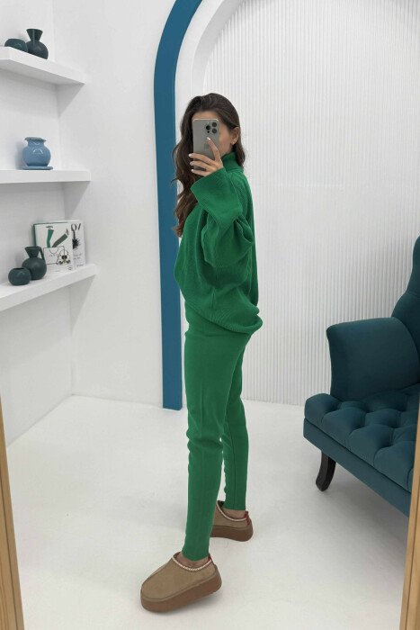 SET AKRELIK PËR FEMRA NË NGJYRËN JESHILE - 3