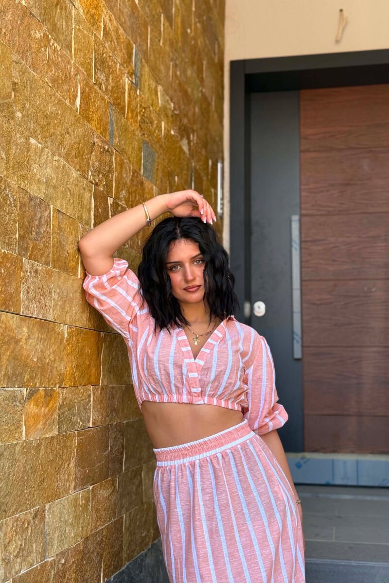 SET CROP TOP+FUND PER FEMRA NE NGJYRE PORTOKALLI - 2