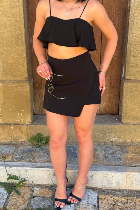 SET CROP TOP+ FUNDPANTALLON PER FEMRA NE NGJYRE TE ZEZE - 3