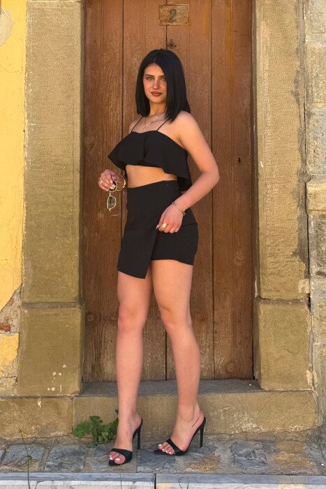 SET CROP TOP+ FUNDPANTALLON PER FEMRA NE NGJYRE TE ZEZE - 5