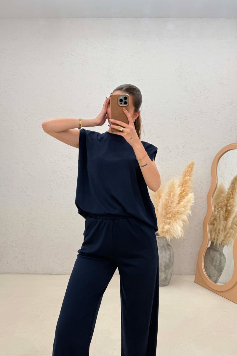 SET I THJESHTE NJE NGJYRESH KANATIERE + TUTA PER FEMRA NE NGJYRE BLU - 3