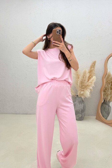 SET I THJESHTE NJE NGJYRESH KANATIERE + TUTA PER FEMRA NE NGJYRE ROZE - 3