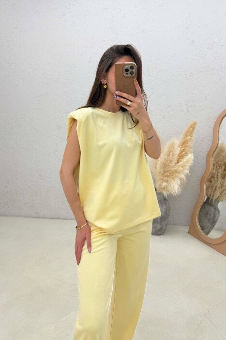 SET I THJESHTE NJE NGJYRESH KANATIERE + TUTA PER FEMRA NE NGJYRE TE VERDHE - 4