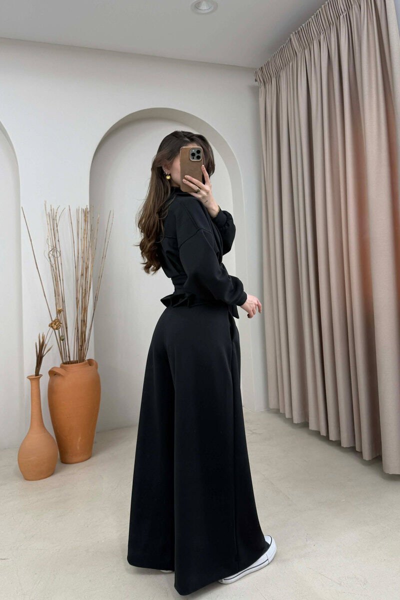 SET I THJESHTE NJE NGJYRESH XHAKETE + PANTALLONA PER FEMRA NE NGJYRE TE ZEZE - 4