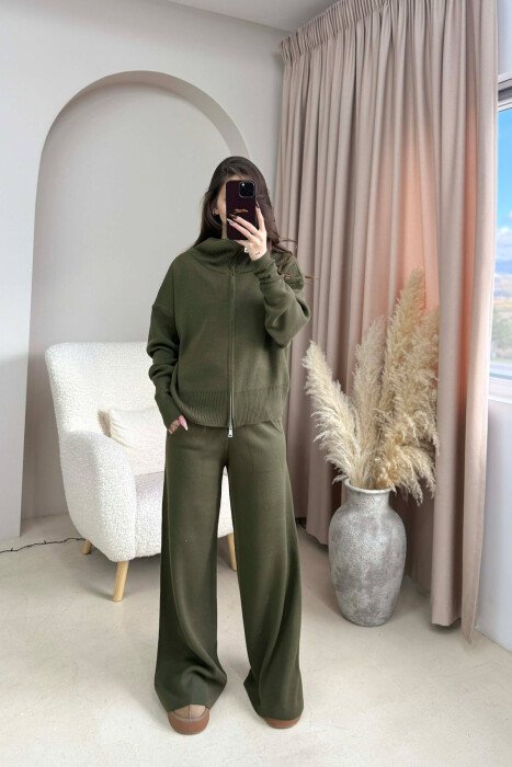 SET I THJESHTE XHAKETE + PANTALLONA PER FEMRA NE NGJYRE JESHILE - 2