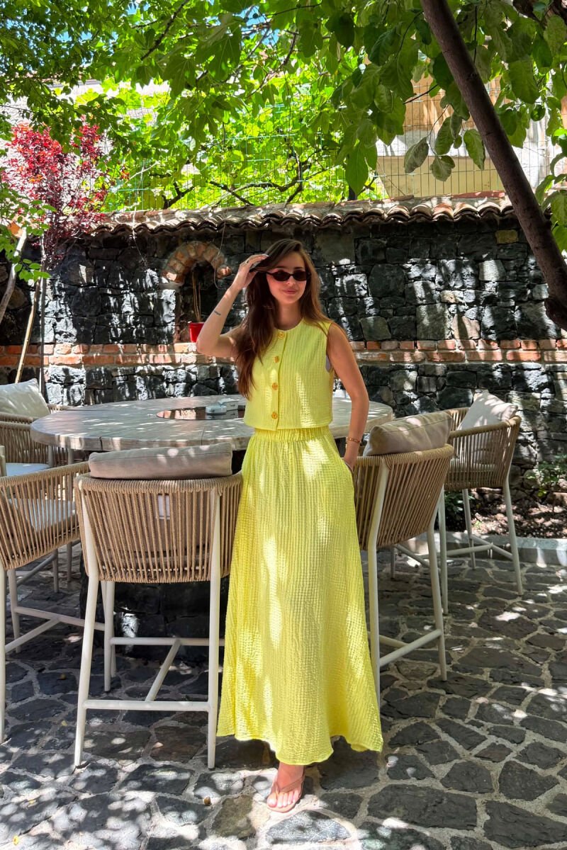 SET JELEK ME BUTONA GOLD + FUND PER FEMRA NE NGJYRE TE VERDHE - 5