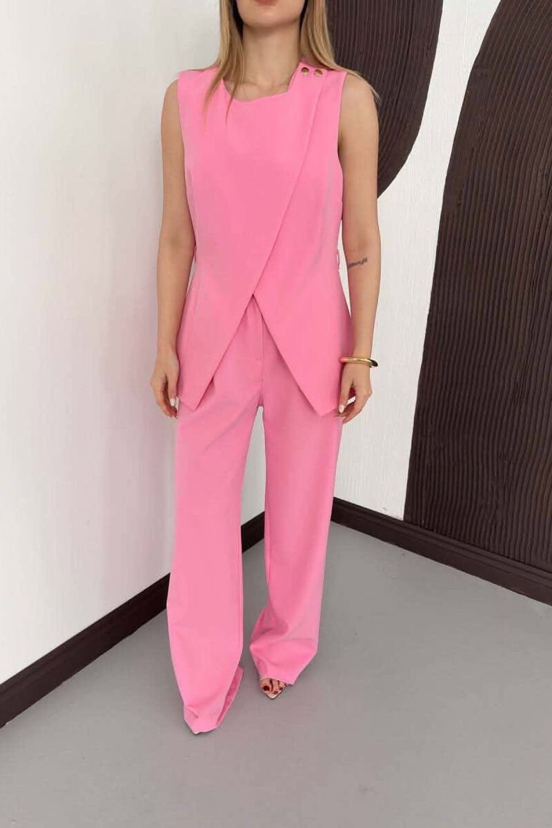 SET JELEK+PANTALLONA PER FEMRA NE NGJYRE ROZE - 5