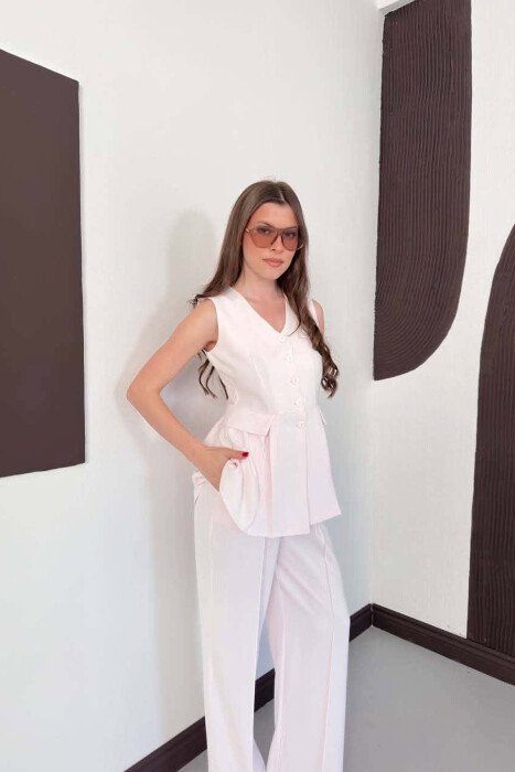 SET JELEK+PANTALLONA-PER-FEMRA NE NGJYRE BABY PINK - 6