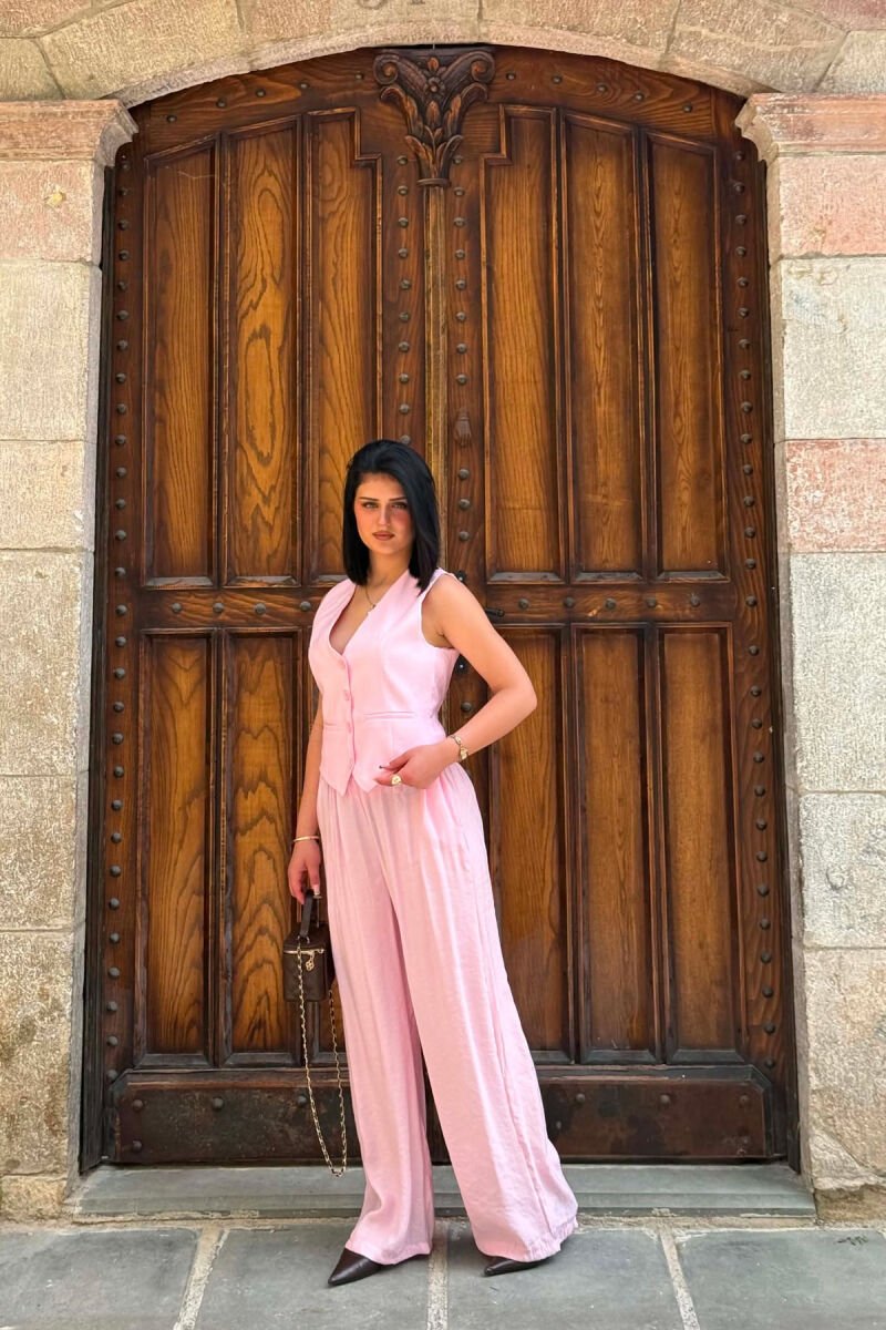 SET JELEK+PANTALLONA PER FEMRA NE NGJYRE ROZE - 4