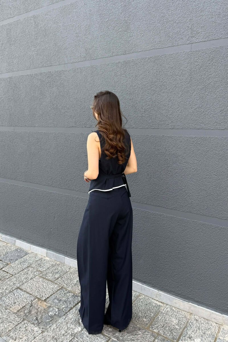SET JELEK+PANTALLONA PER FEMRA NE NGJYRE BLU TE ERRET - 4