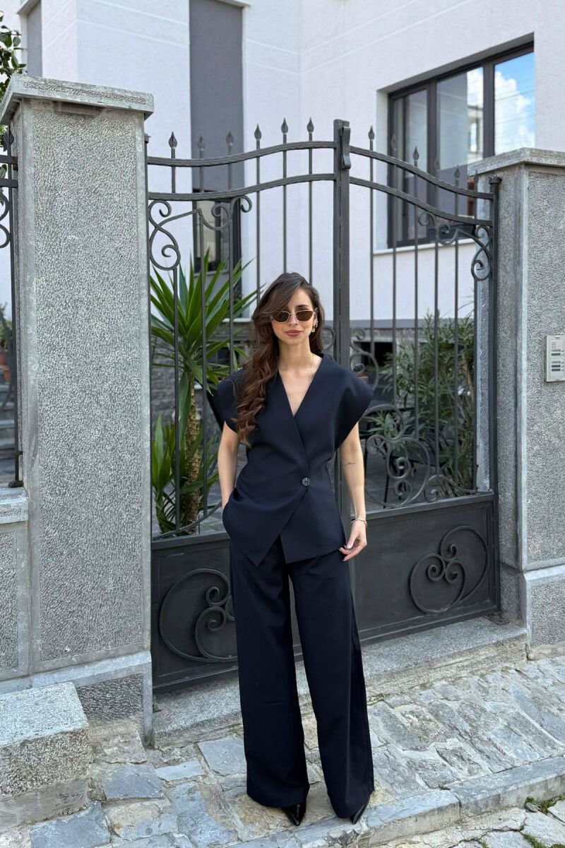 SET JELEK+PANTALLONA PER FEMRA NE NGJYRE BLU TE ERRET - 1