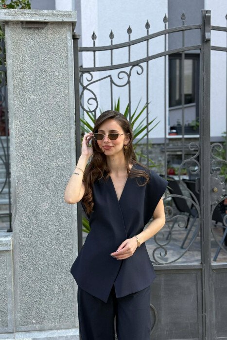 SET JELEK+PANTALLONA PER FEMRA NE NGJYRE BLU TE ERRET - 3